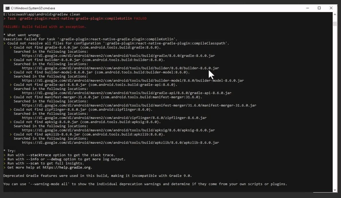 رفع خطای Android Gradle plugin
